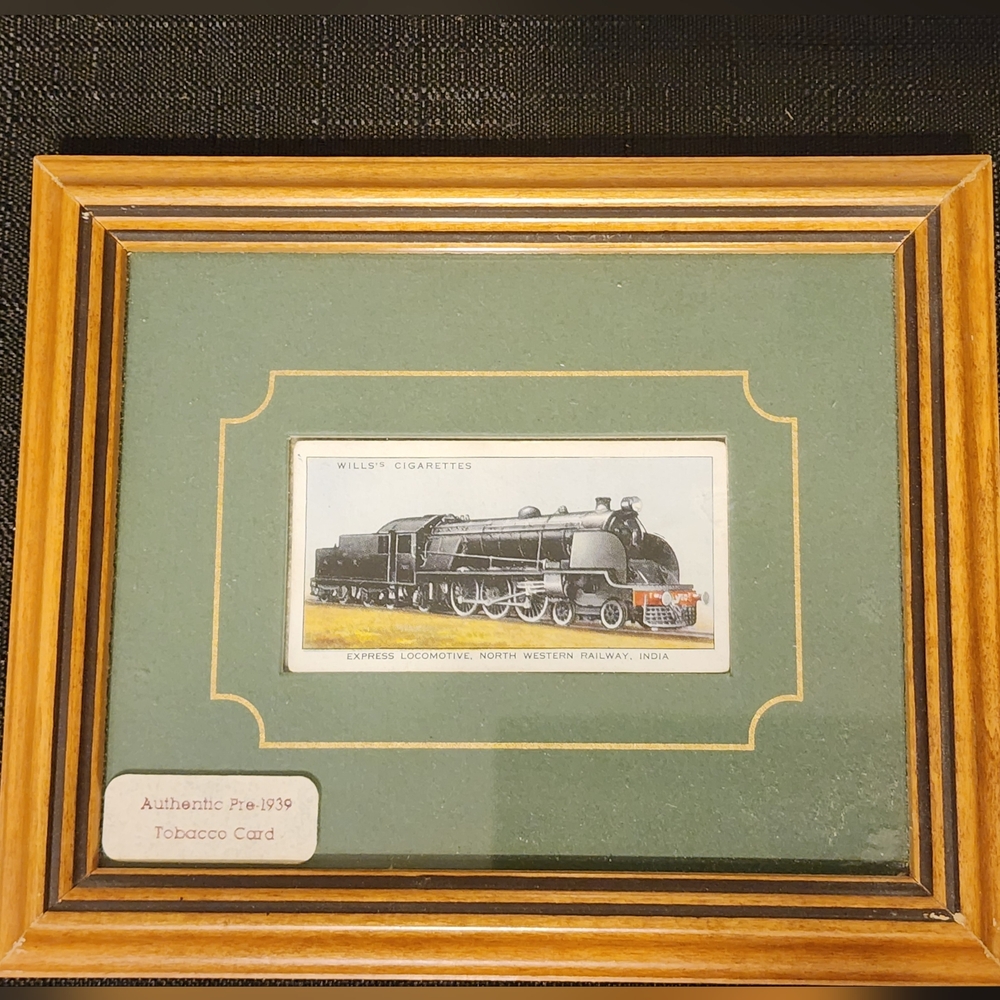 Express Locomotive Cigar Card - Pre 1936 VTG Collectable - North Western Railway